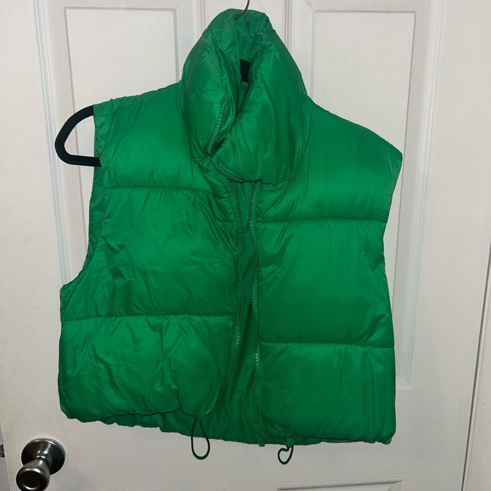 Green Puffer Vest
